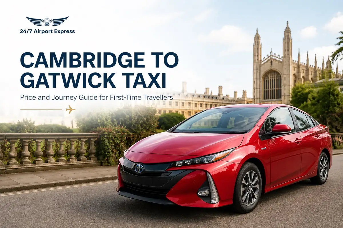 Cambridge to Gatwick Taxi Price and Journey Guide for First-Time Travellers